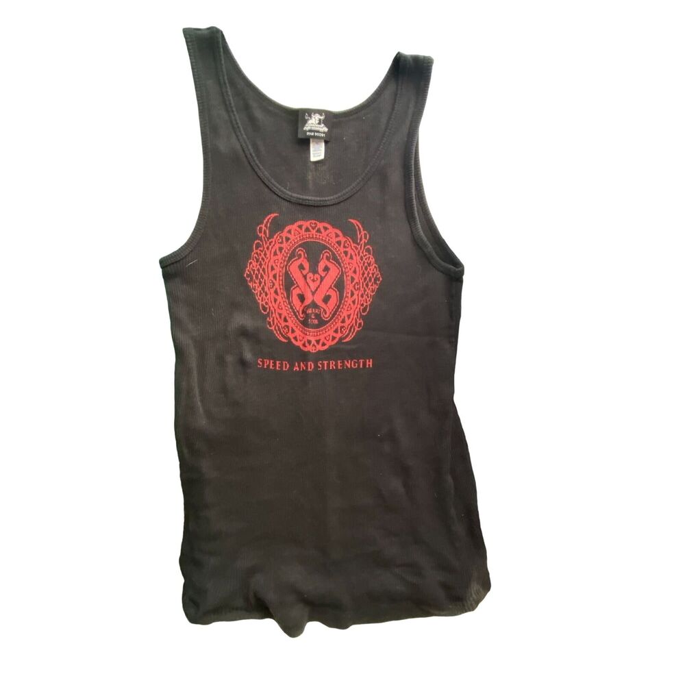 Speed and Strength Tank Top XL Womens Heart and Soul Screen Graphics